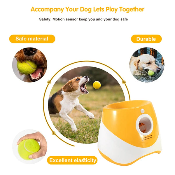 FetchMaster Tennis Ball Launcher for Dogs- Paws Galore